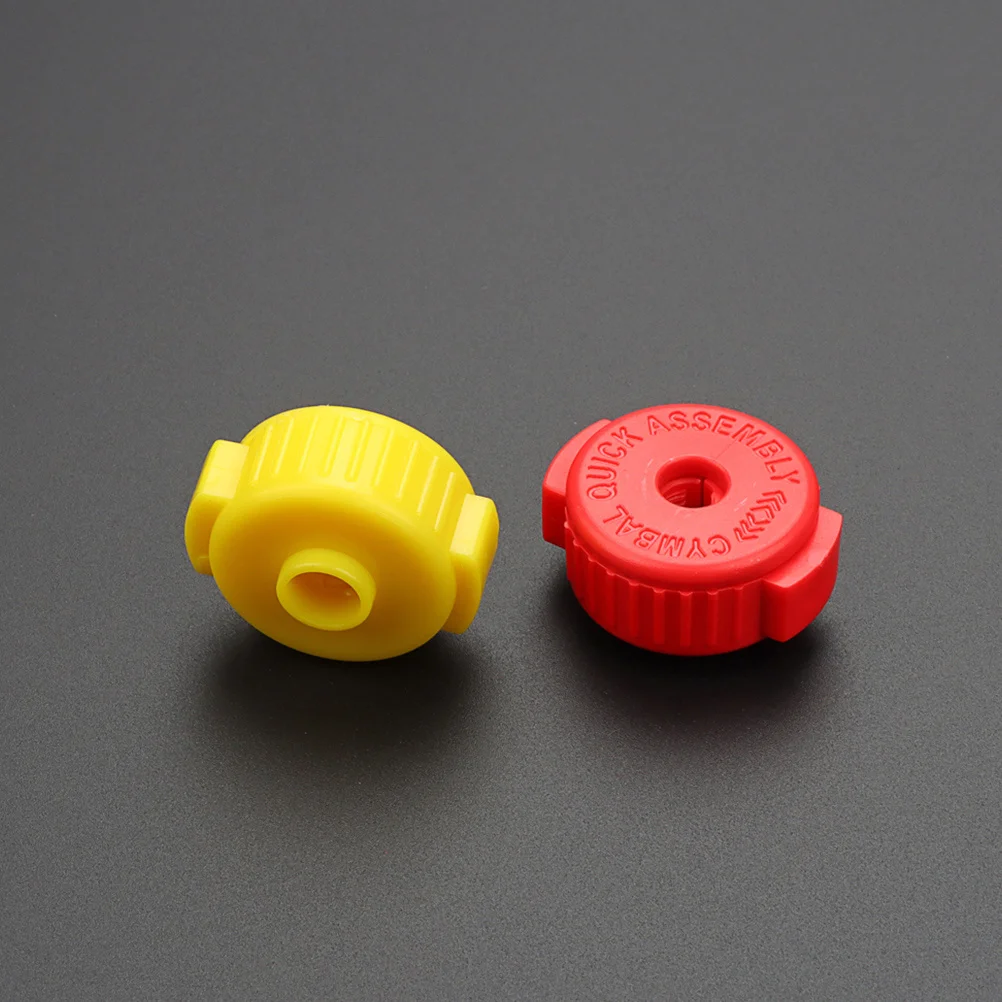 

2Pcs Drum Accessories Cymbal Quick Nuts Quick Release Caps Durable Drum Replacement Nuts Stable and Easy to Use