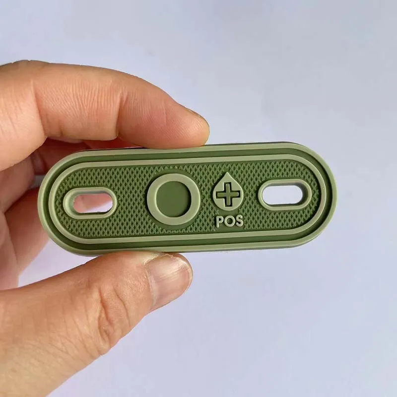 2PCS,A B AB O Positive Blood Type PVC Patch,Shoelace Blood Buckle Tactical Patches,Clothing Zipper,Backpack Blood Tag Charm,