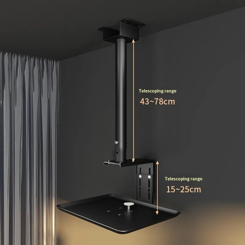 Picture 6: Universal Projector Tray Hanger Stand for Epson BenQ Optoma Vidda Dangbei 4K 1080P Projector,Hide Line Home Bracket MAX 10KG