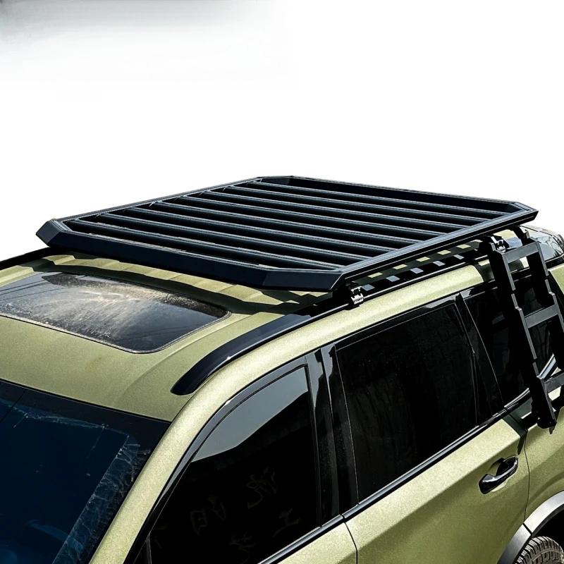 

High Quality Aluminum Alloy Car Roof Rack No-Drill Installation Strong Durable Windproof Rainproof Multi-Scene Use