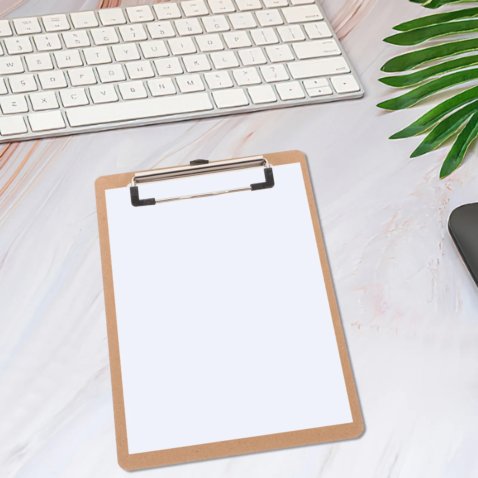 

5Pcs Thick Wood and Iron Clipboard File Folder Clipboards Writing Support Board Office Document Storage Clip Portable Conference