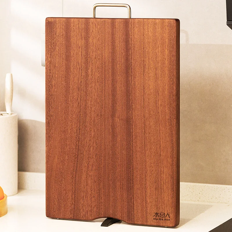 Solid wood cutting board cutting board chopping board household anti-mildew double-sided rolling panel kneading dough household