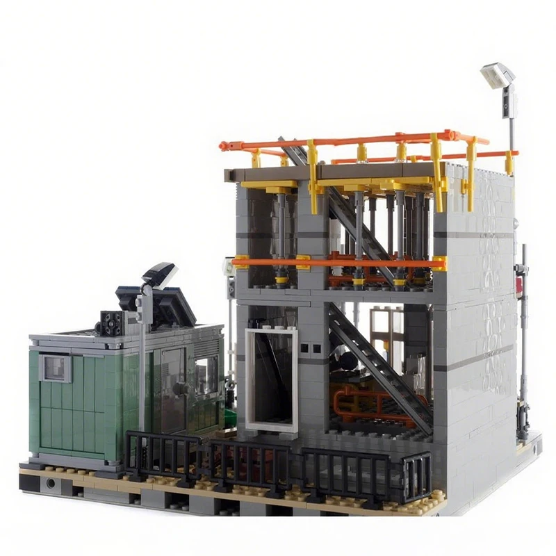 

1637pcs MOC Construction Site Modular Buildings Building Blocks Christmas Gift Master Series Collector Edition Model