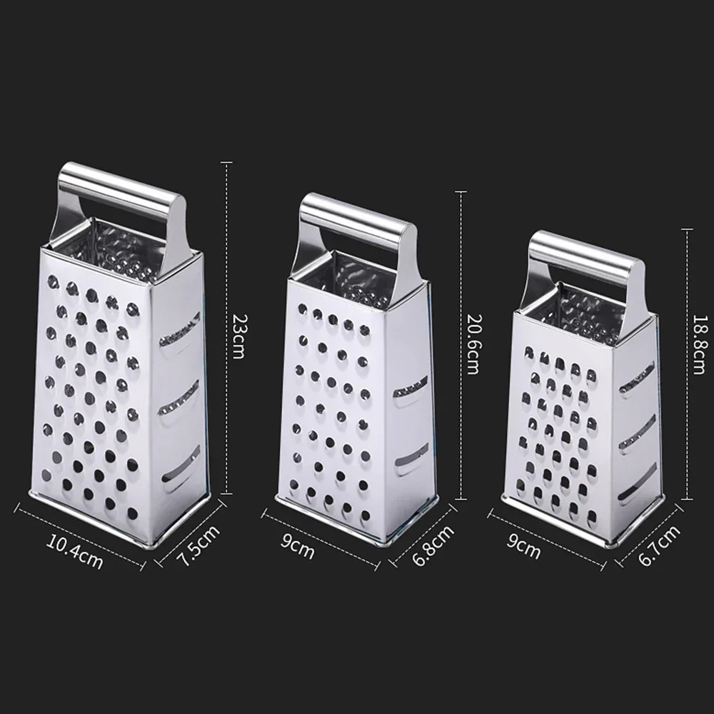 4 sided shredder Stainless steel Cutter Slicer Tower-shaped Potato Cheese Grater Multi-purpose Fruits Cutter Kitchen Accessories images - 6