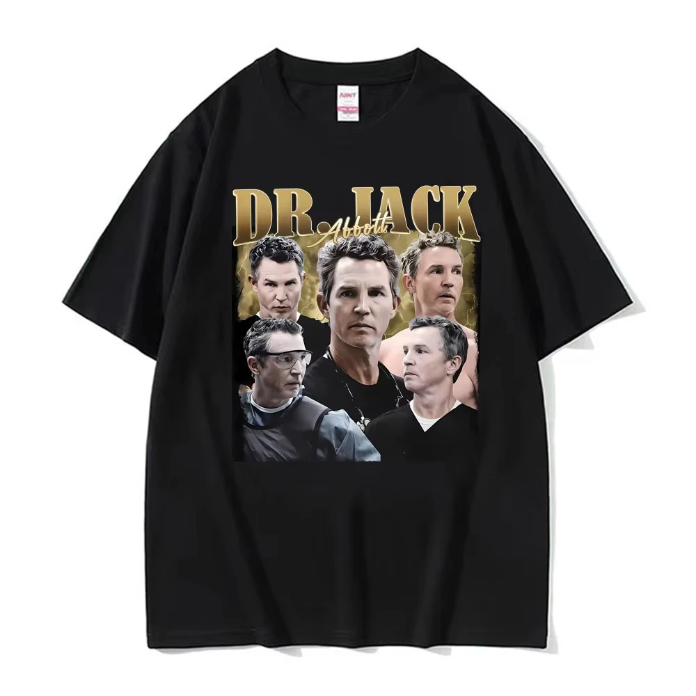 Dr. Jack Abbott Vintage Graphic T-Shirt Men Women Fashion High 2026 Quality Hot Sale Classic T-shirts Summer O-Neck  T Shirt