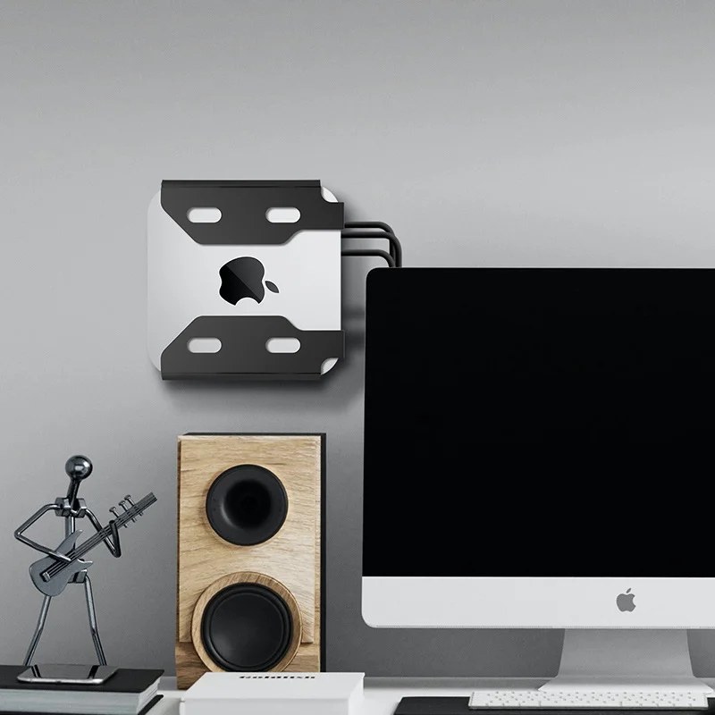 

Крепления под столом для Mac Mac Studio Host Охлаждающий держатель Настенная/Настольная нижняя подставка Стеллаж для хранения хост-бокса