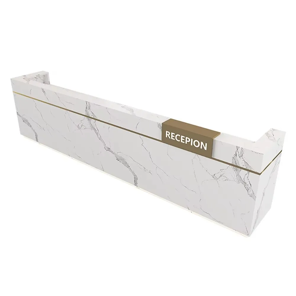 

Luxury Modern Reception Desks Modern Fashion Aesthetic Nordic Reception Desks Luxury Delicacy Mostrador Commercial Furniture