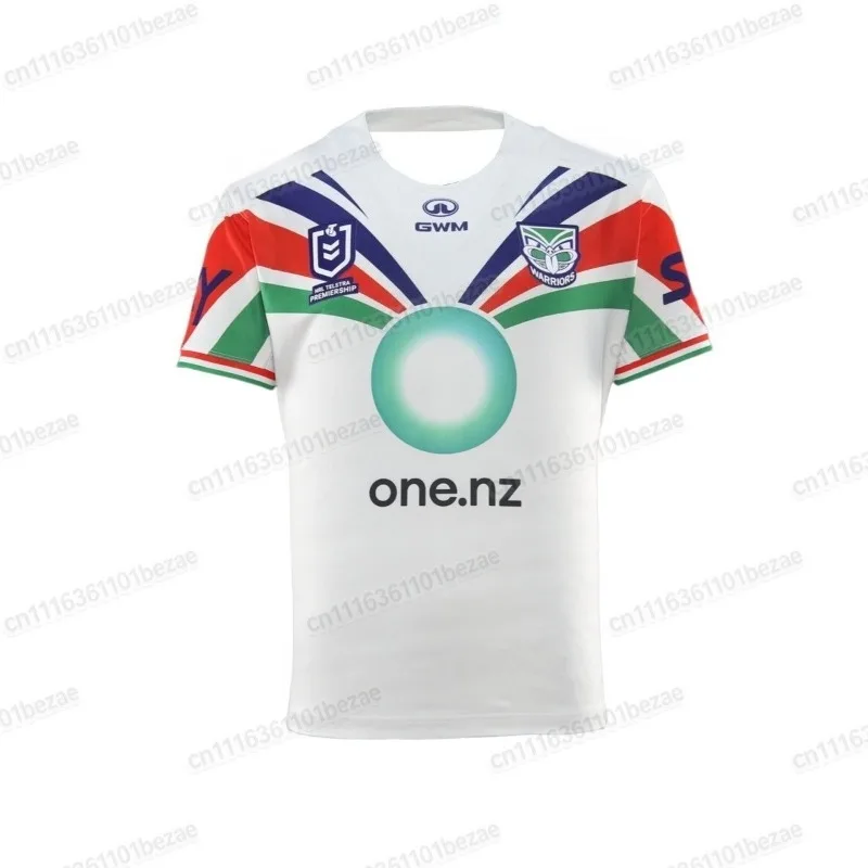 New Zealand Warriors Fan Match Training Familien-Trikot im Y2K-Stil, 3D-gedrucktes T-Shirt, atmungsaktives, schnelltrocknendes Oberteil mit kurzen Ärmeln – Detail 8