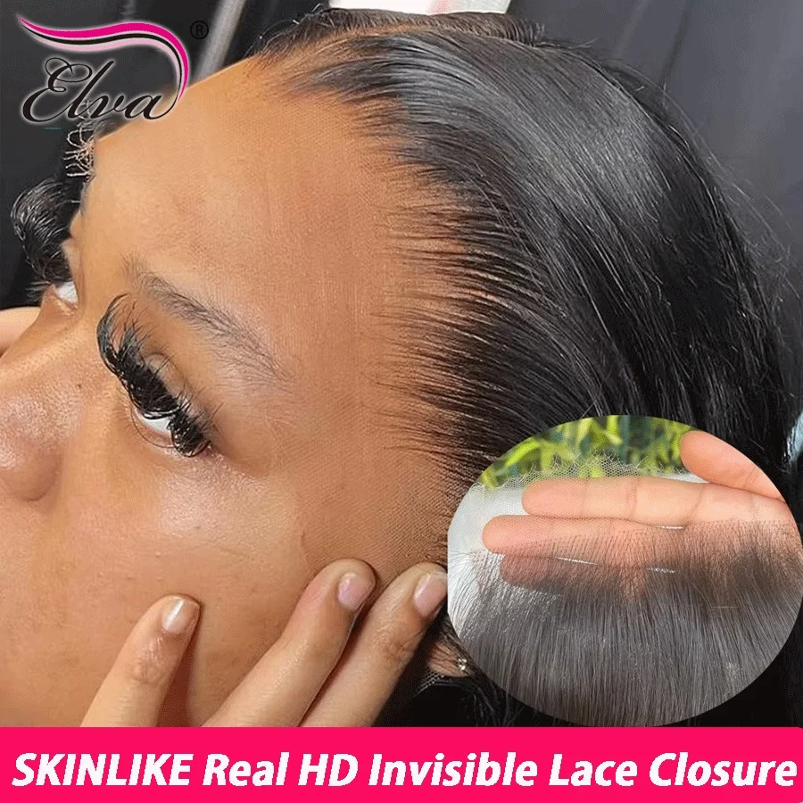 

Бразильские волосы 6x6 с глубоким пробором HD Невидимая кружевная застежка 13x6 HD Кружева спереди Только расплавленная кожа Предварительно выщипанная кружевная застежка 6x6 HD