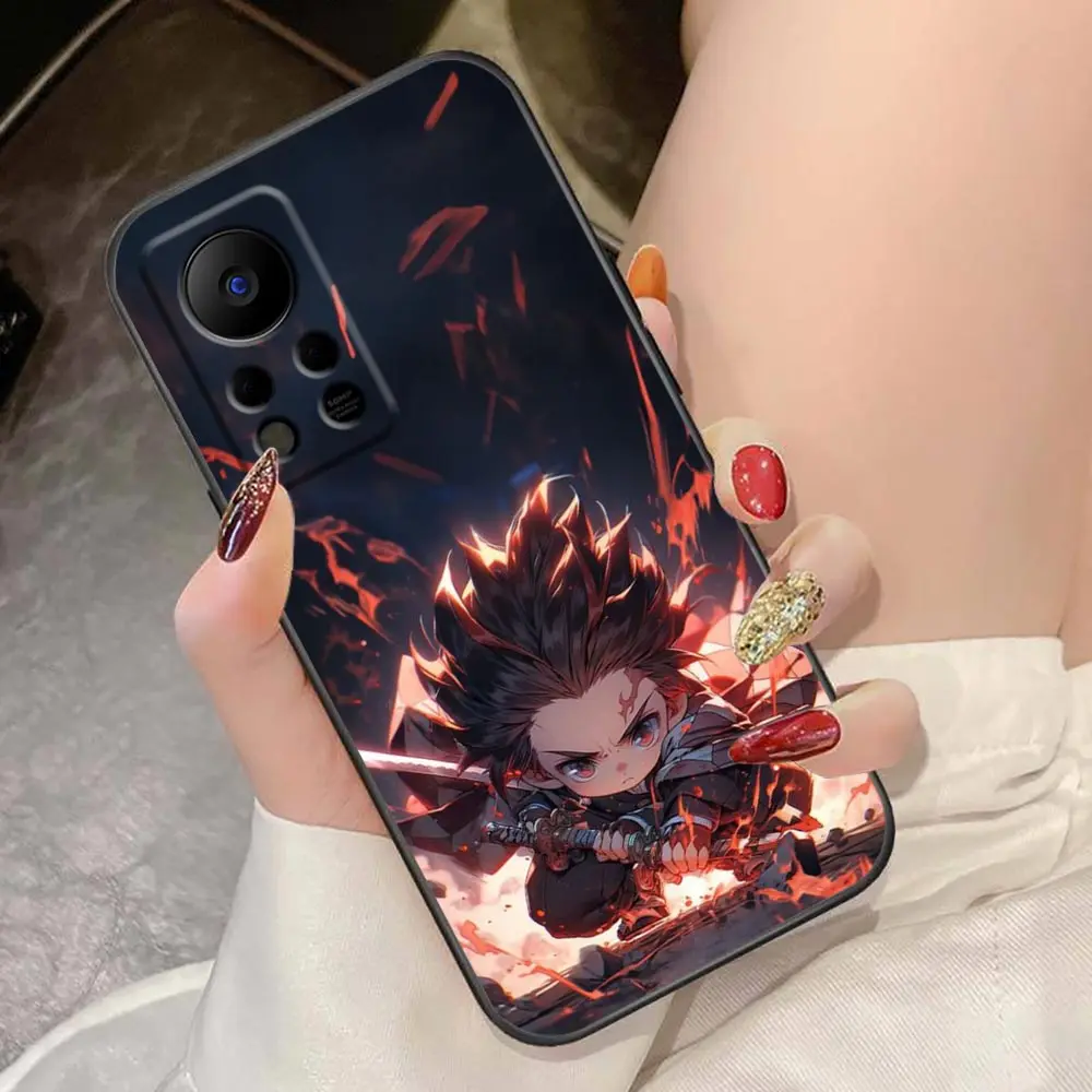 TanjiRo Nezuko Demon Slayer Funda Case For Infinix TECNO SPARK 7 6 Air 5 Pro HOT 30 30I 20 20I 20S 12 12I 11 11S 10 10I 10S Case