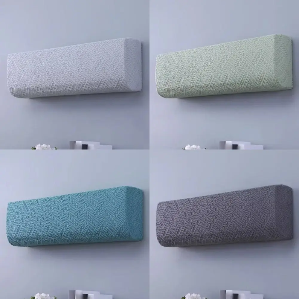 All-Inclusive Air Conditioner Dust Cover Solid Color Wind Chime Pattern Wall Mounted Air Conditioning Cover Universal