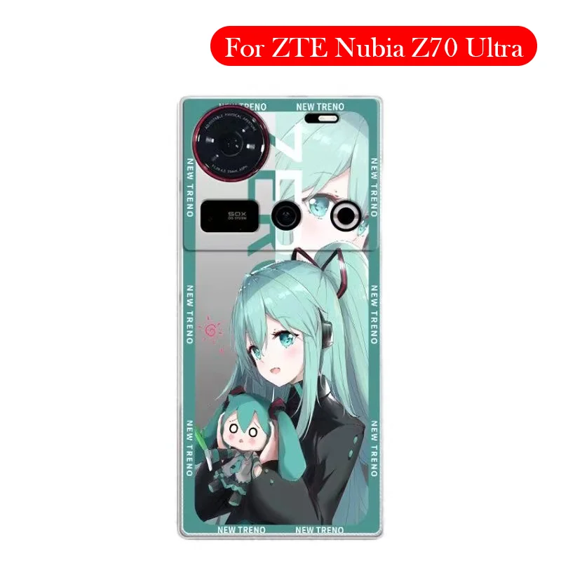 حافظة شفافة لهاتف ZTE Nubia Z70 Ultra غطاء خلفي لوسادة هوائية