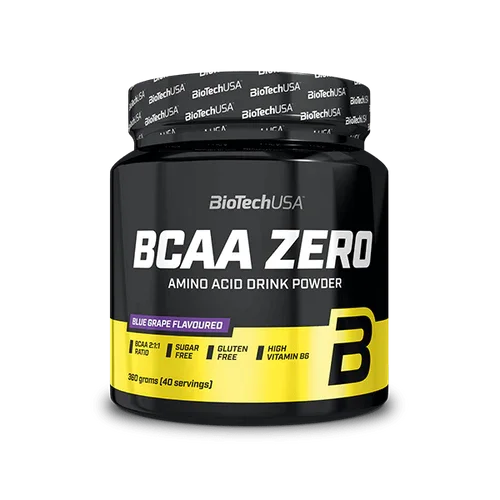 BCAA Zero 360gr - Aminoácidos y Vitamina B6 para Mejorar el Rendimiento y Construir Masa Muscular de Biotech Usa