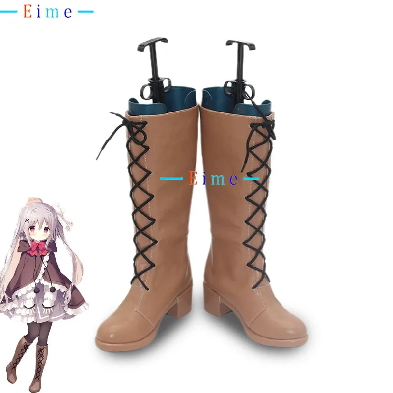 

Kazamata Neri Cosplay Shoes Anime Accessories Cosplay Props PU Leather Shoes Halloween Carnival Boots Custom Made