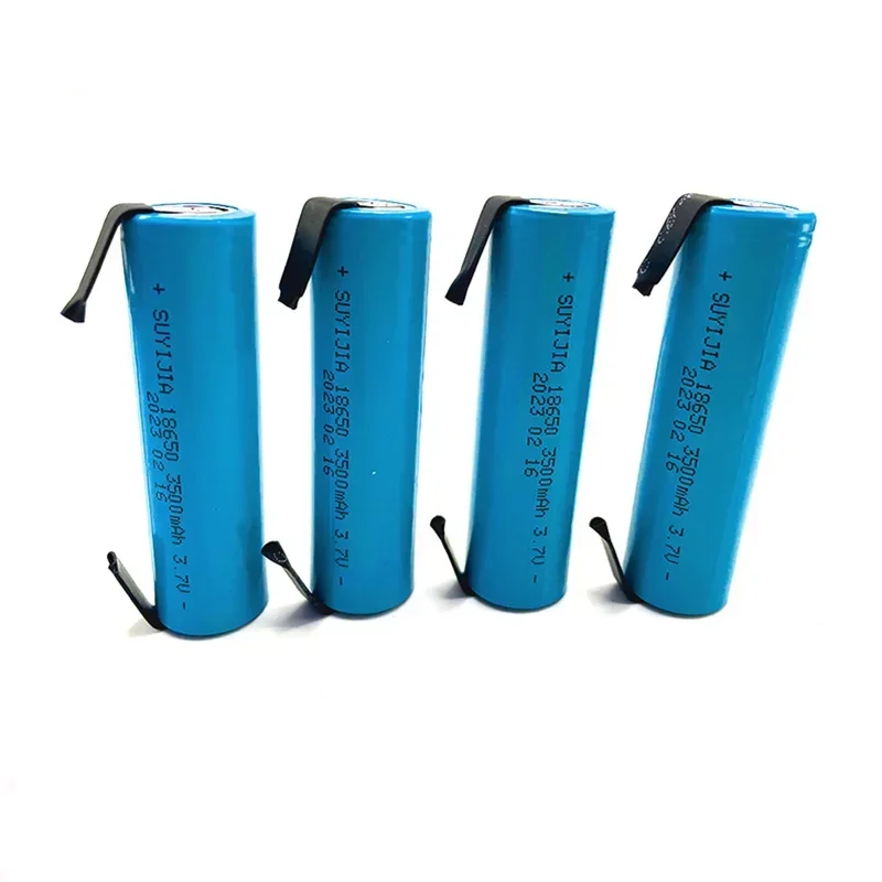 SUYIJIA lithium rechargeable battery 18650 3.7V 3500mAh welded nickel battery strong light flashlight electric mosquito swatter