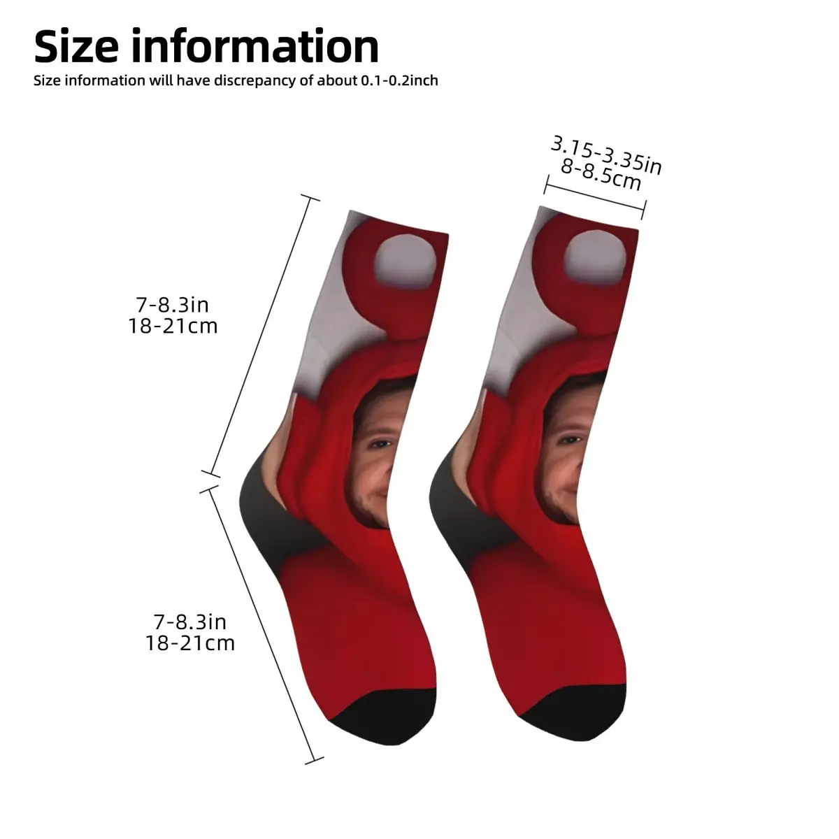 Funny Niall Horan Selfie The Show Tour Merch Men Women Socks Cozy High Quality Middle Tube Socks Super Soft Best Gifts