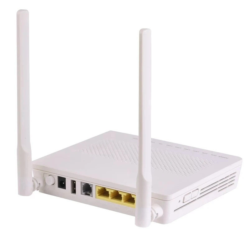 Gpon ONU FTTH Modem Router, 1GE + 3FE + 1tel + WIFI, English Software without Box and Power Adapter, New, EG8141A5