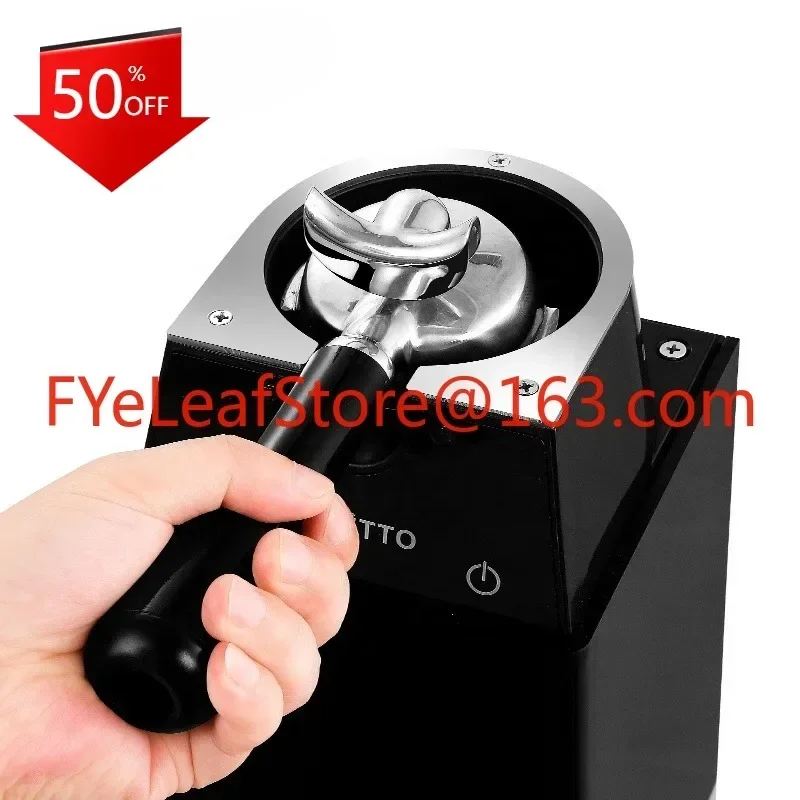 Hot sales58mm electric portafilter cleaner automatic cleaning machine coffee portafilter espresso coffee knock box