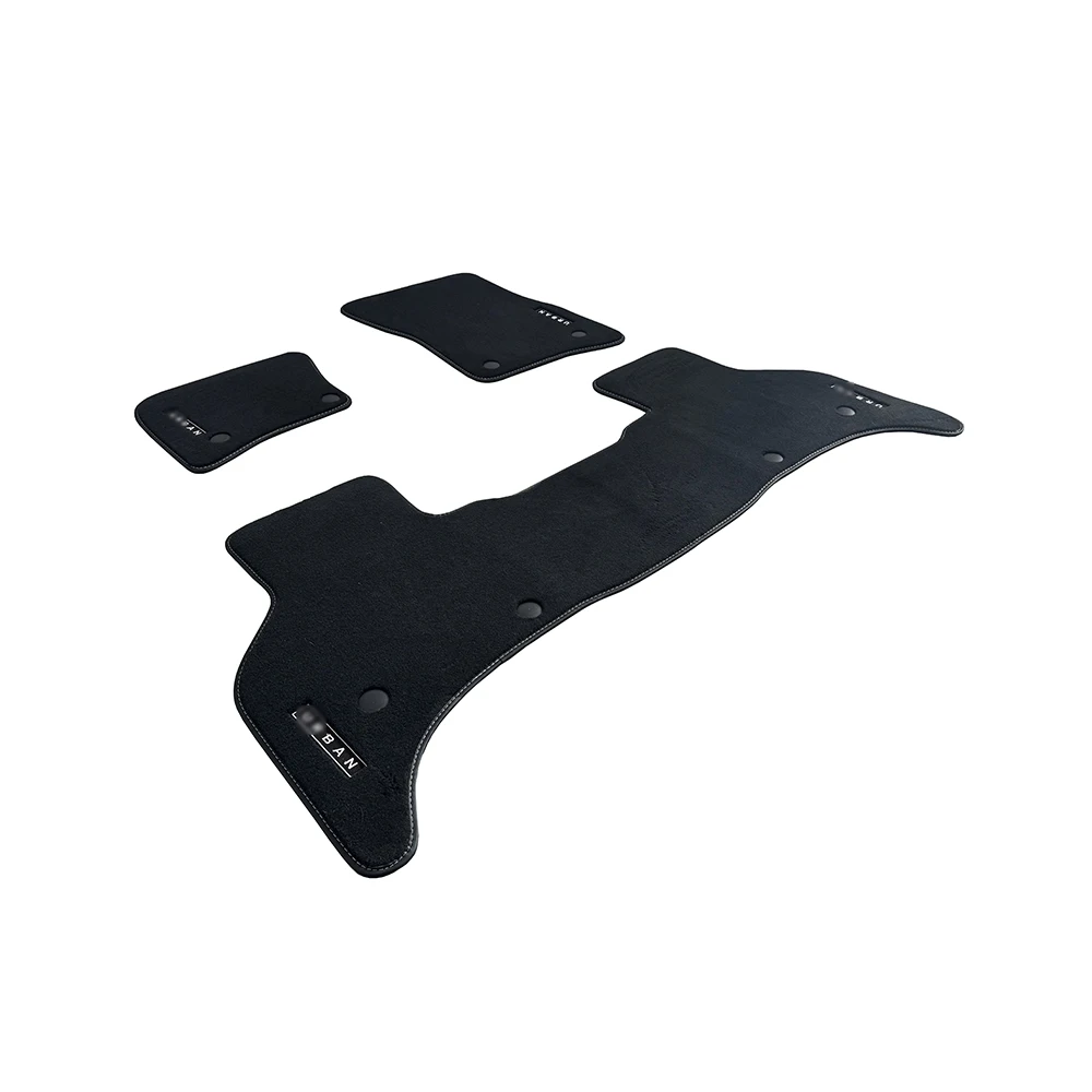 Fit All Weather Black Custom Floor Mat Liner Set Compatible for Defender to 2025 Urban Style Original Factory Tpe Foot Pad