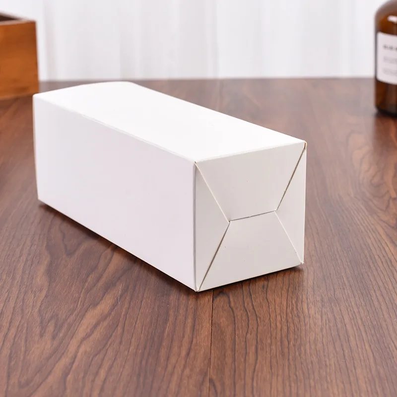 White Paper Tube Packing Box Long Cardboard Box Eyeliner Pen Lipstick Gift Packaging Boxes Length 15/16/17/18/19/20cm