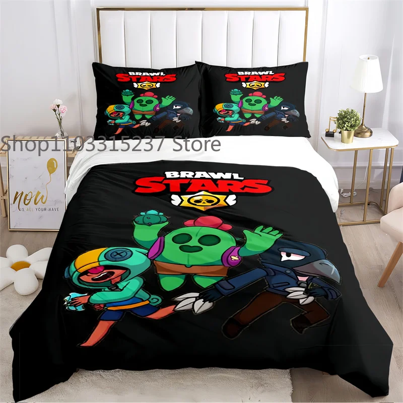 

GG-Games S-stars Leons Logo Children Duvet Cover Sets Printed Bedding Set Double Queen King Size 2/3pcs,Bettbezug