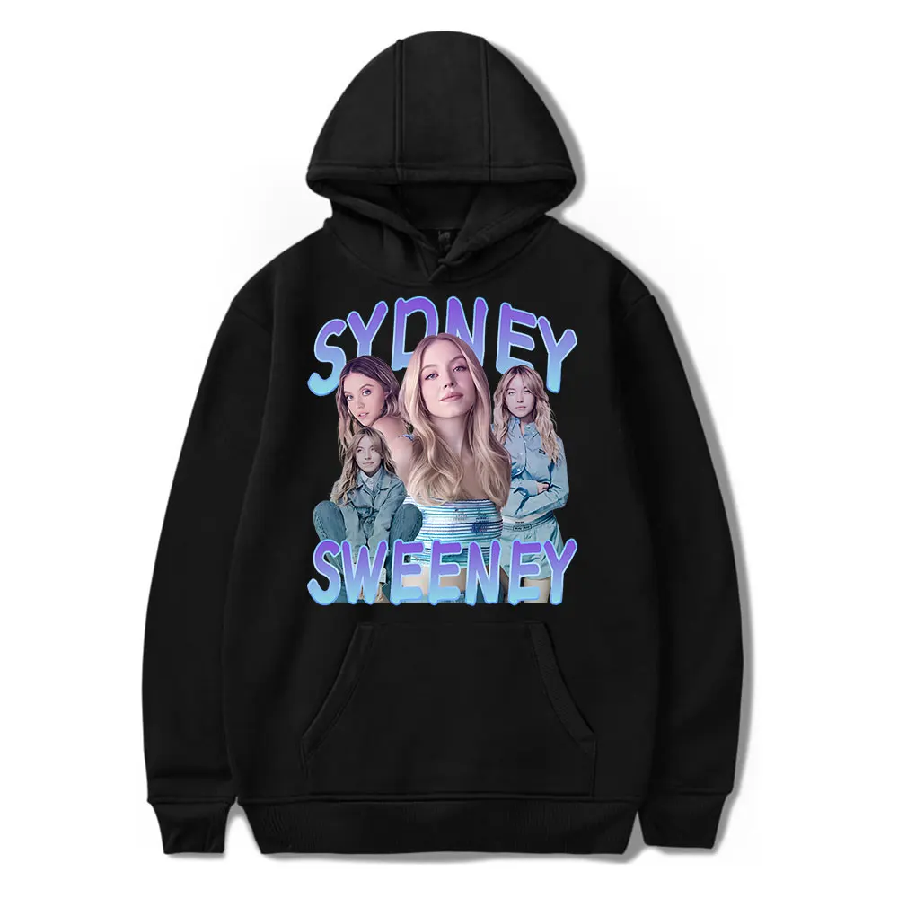 

Sydney Sweeney Hoodies New Vintage Merch Hooded Women Men Casual Streetwear Fashion Sweatshirts Clothes