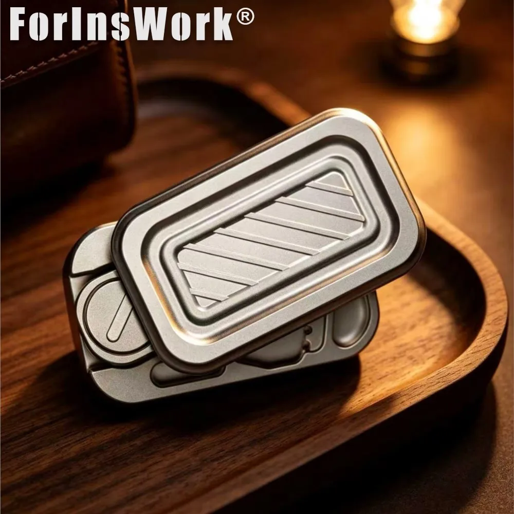 T-MAX First Gen Free Omni-Directional Slider All-Angle Push Metal EDC Fidget Toy Crisp Sound Stress Relief Pocket Gift