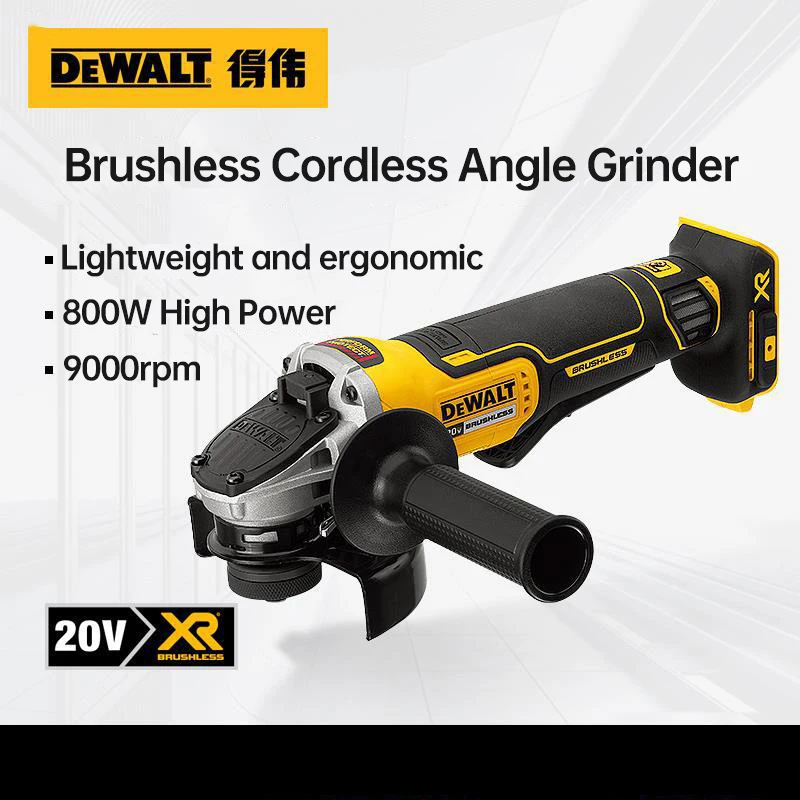 DEWALT DCG405 Angle Grinder 20V Brushless Cordless M14 125mm 9000Rpm Dewalt Electric Cutting Machine Rechargeable Grinding Tool