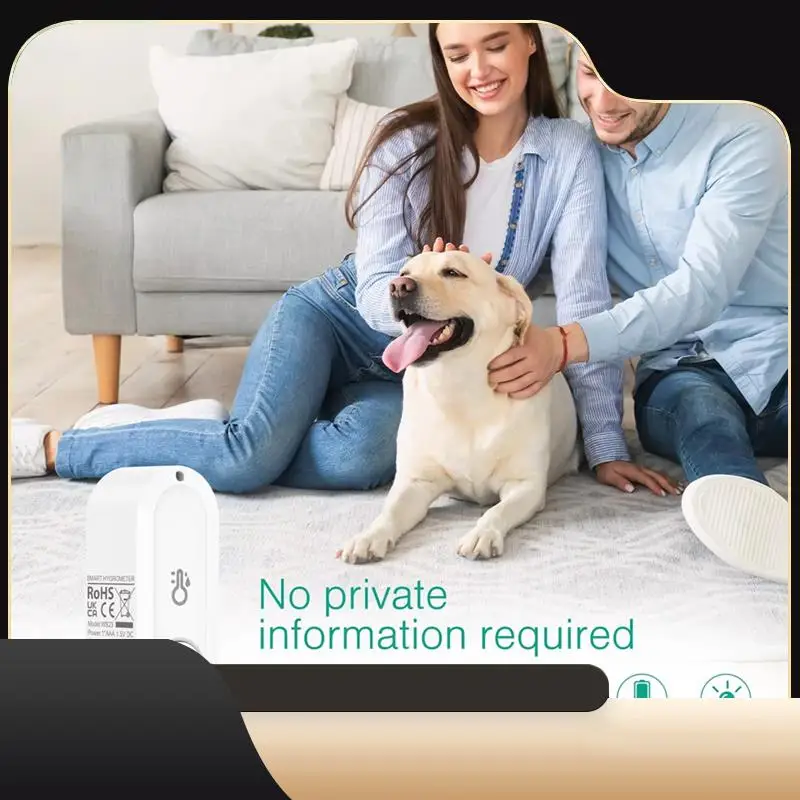 

Новый WIFI Tuya умный термометр и датчик влажности мобильное приложение беспроводной датчик температуры и влажности 2 шт.-T44C