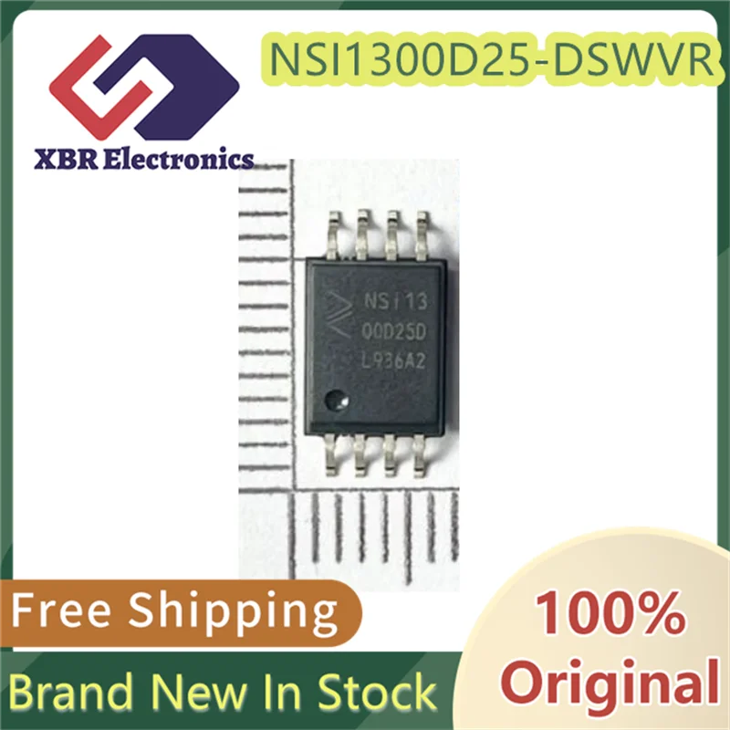 

(10/100 pieces) NSI13 NSI1300D25D brand new original isolator optocoupler chip NSI1300D25-DSWVR SOP8 spot free shipping