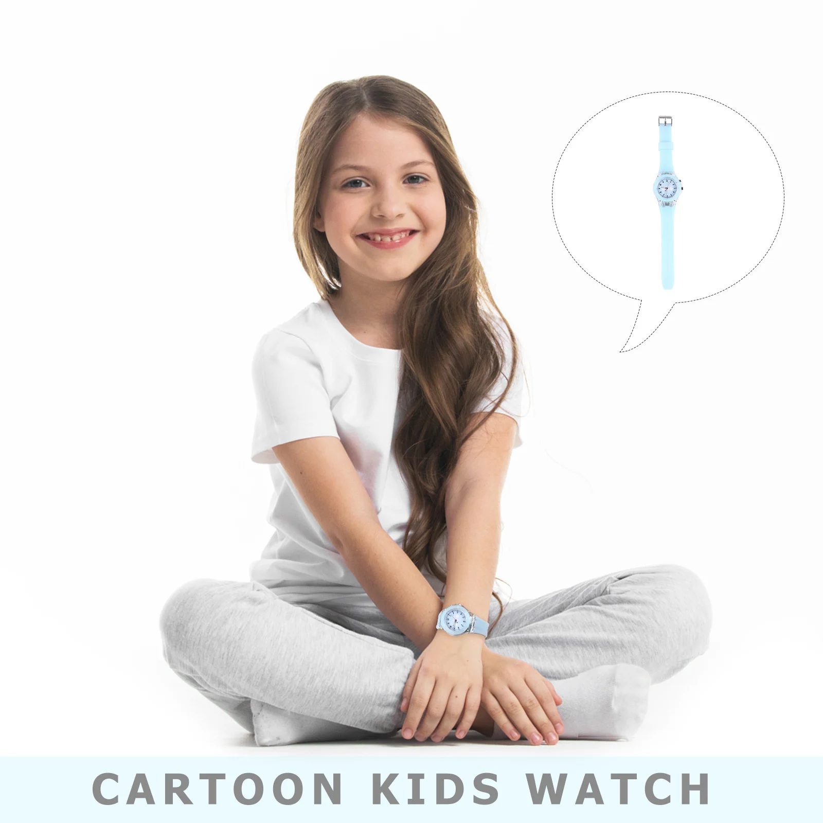 

Luminous Children Watch Cartoon Silicone Kids Wristwatch Glow In The Dark Gift For Girls Boys Birthday Christmas Party