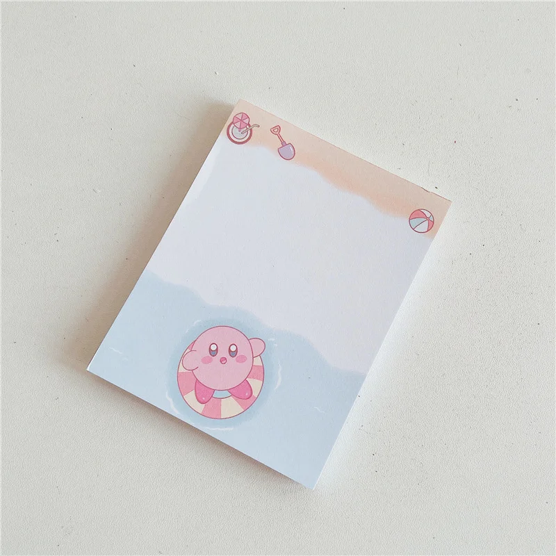 Personaggi dei cartoni animati Ins simpatico blocco note rosa studente creativo Kawaii Mini blocco note ufficio messaggio carta cartoleria scuola 50