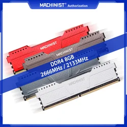 MACHINIST-Kit X99, memoria DDR4 de 8GB, 16GB y 32GB, Xeon RAM de escritorio de 2666MHz y servidor de 2133MHz, 2400MHz y 3200MHz con disipador de calor