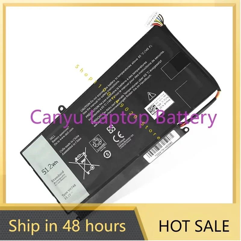 

2024 For Inspiron 14 - 5439 5460 5470 5560 6 Phg8 Computer Battery Vh748