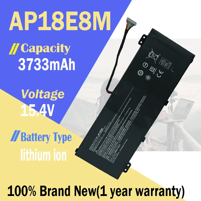 AP18E8M AP18E7M Batería para Acer Nitro AN715-51 PH315-52 PH317-52 PH317-53 Nitro 5 AN515-54 AN517-51 AN515-55 AN515-44 AN515-43