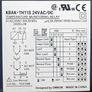 

Модуль K8AK-TH11S K8AKTH11S, Температурная сигнализация AC 24V