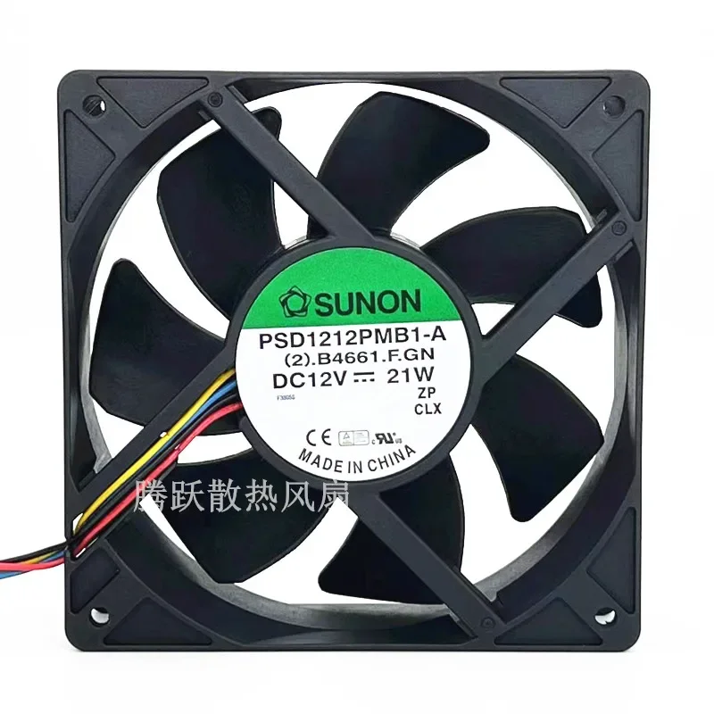 

Вентилятор охлаждения SUNON PSD1212PMB1-A DC 12V 21W 120x120x38мм, 4-проводной