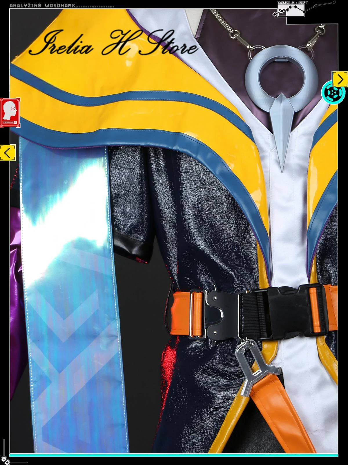 Irelia H store-disfraz de Aphelios de LOL, HEARTSTEEL, Aphelios, PU, para hombre, para Halloween