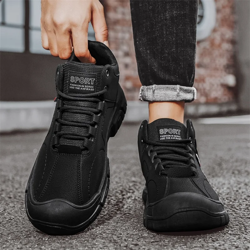 ankle boots Men's Boots, Outdoor Hiking Shoes, Men's High-quality and Fashionable Desert Tactical Hiking Boots Casual Snow Boots