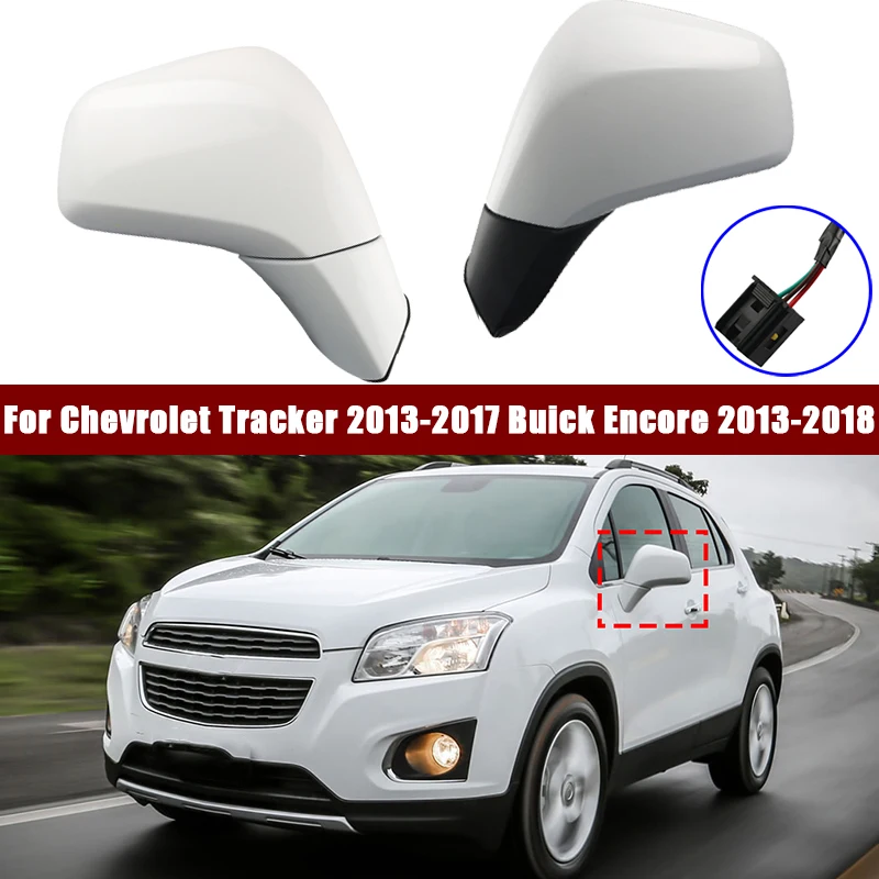

Авто боковое зеркало для Chevrolet Tracker 2013-2017 Buick Encore 2013-2018 автомобиля 3/5 проводное наружное зеркало заднего вида в сборе