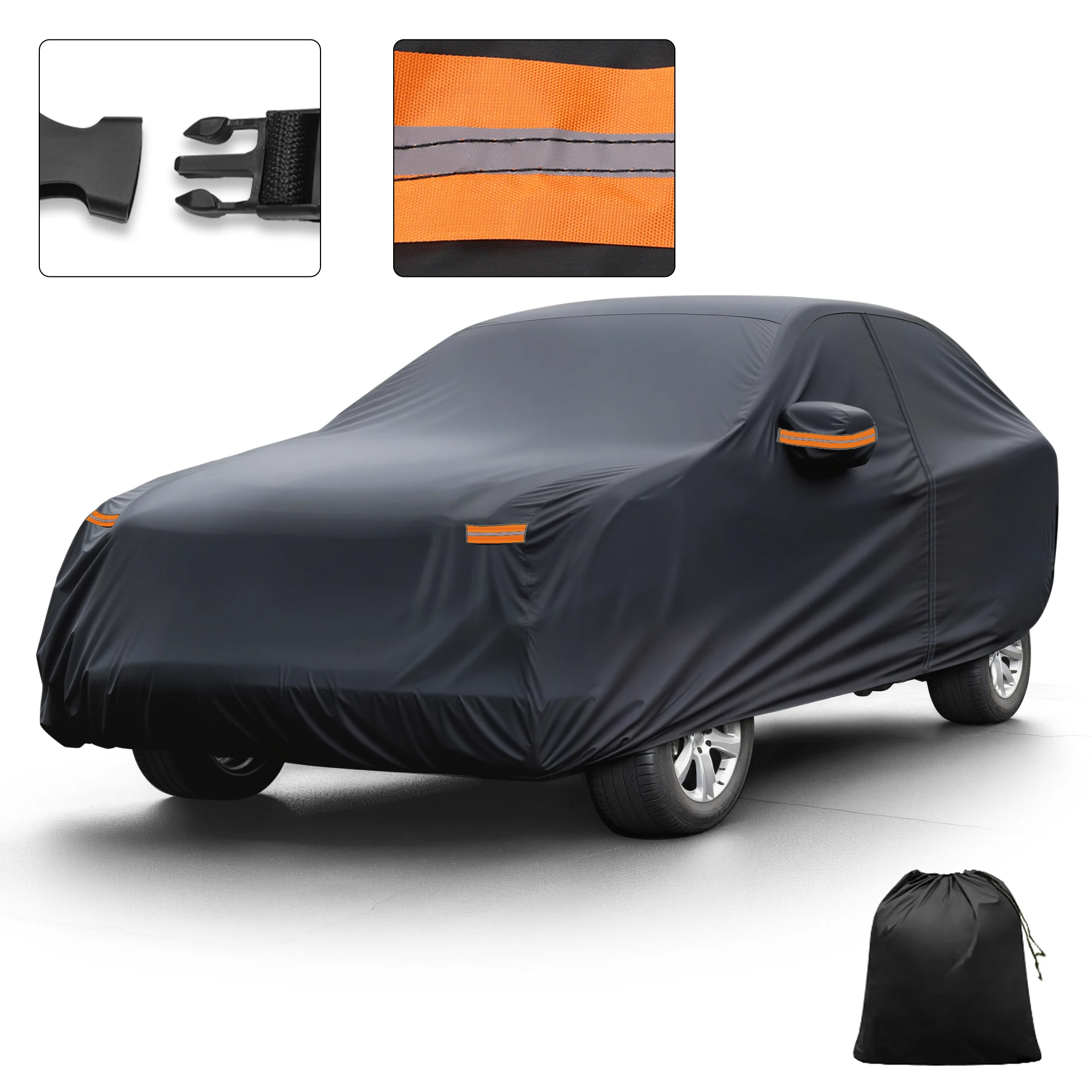 

Автомобильный чехол Motoforti для Hyundai Tucson 210D-PU, уличный автомобильный чехол на все погоды с дверной молнией