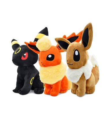 Большие плюшевые игрушки Eevee Vaporeon Flareon Umbreon TAKARA TOMY — фото устройства