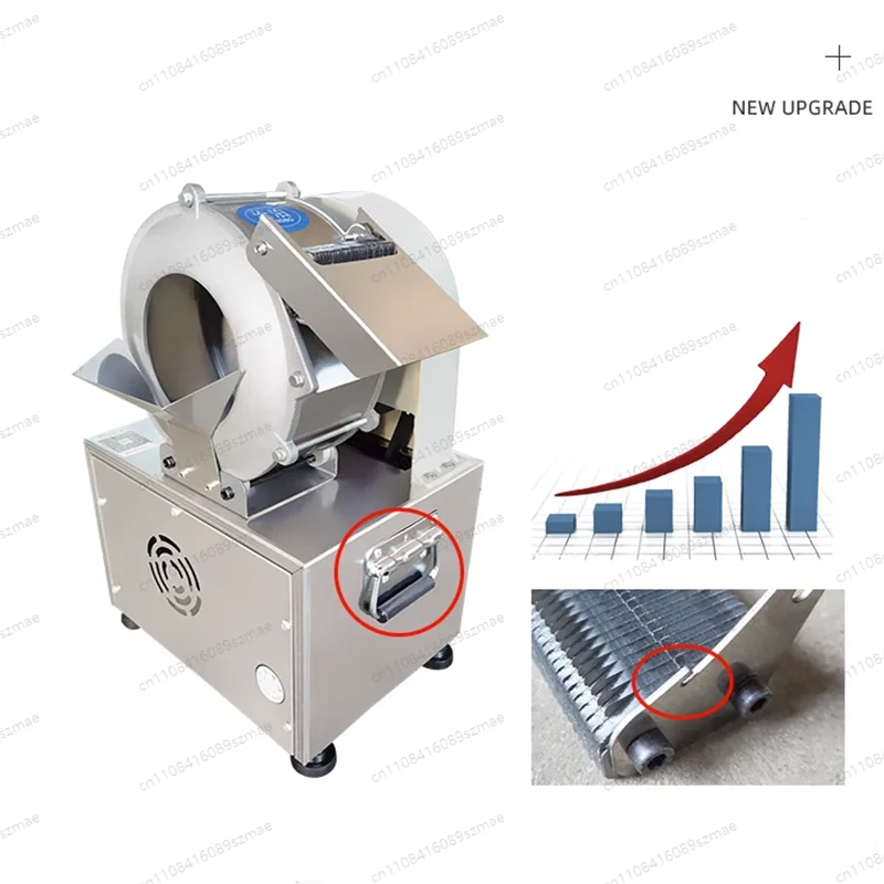 

Fully automatic potato slicer, commercial radish shred and potato shred planing tool 220V