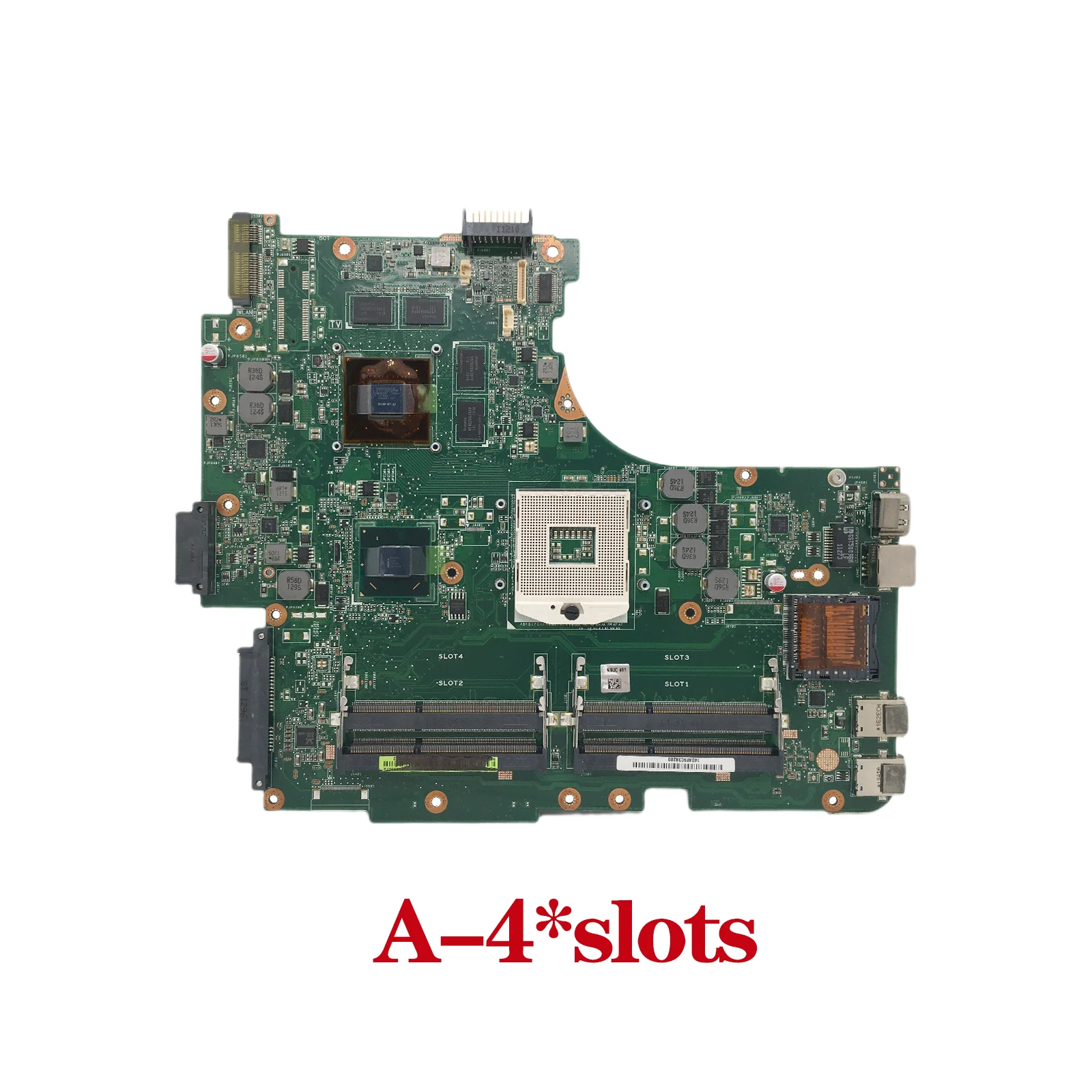 KEFU N53SV Mainboard For ASUS N53S N53SN N53SM Laptop Motherboard GT540M GT550M GT630M 2 Or 4*Slots MAIN BOARD