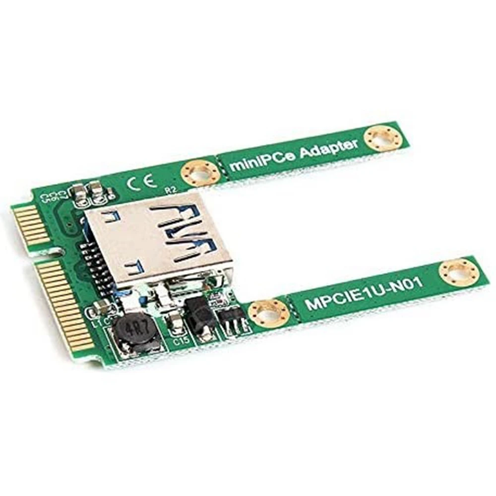 Mini PCI-E to USB3.0 Adapter Card PCIe to USB 3.0 Adapter, Suitable for Notebook Computers