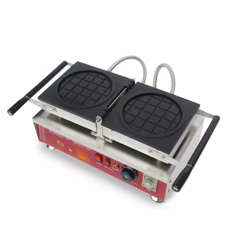 Savory Waffle Maker, Grip Shaped Waffle Maker, Filled Waffle Bowl Maker Machine Iron Baker Pan Equipment