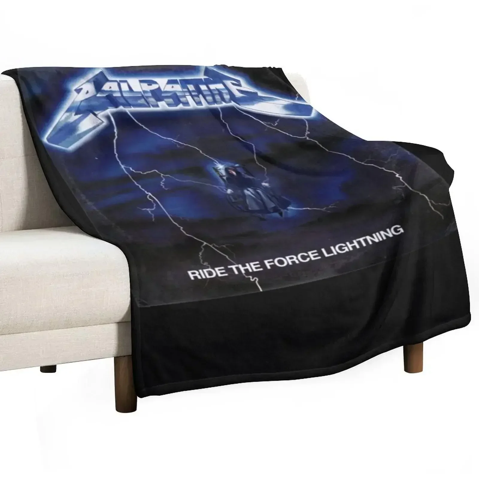 Ride the Force Lightning Vinyl Album Version Throw Blanket Thin Kid'S Blankets