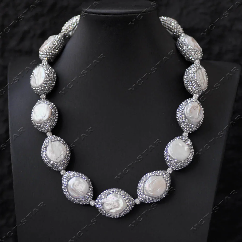 

Ожерелье MTC·STARZ 19'' 28 мм с белым пресноводным жемчугом и цирконами «Ангельский глаз» (Z14511)