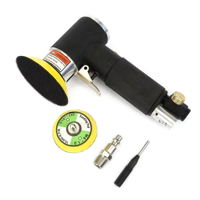 Orbit Air Sander Mini Pneumatic 1"/2"/3" Grinding Machine Set for Car Polishing High Speed Air Powered Polisher - view 6