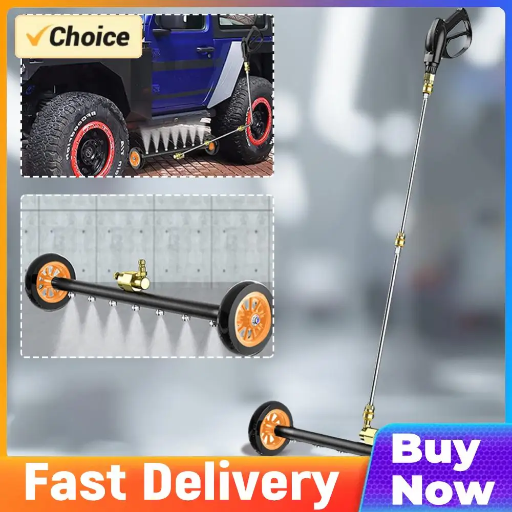 

22 Inch High-Pressure Water Broom 1/4 Quick Connector Car Chassis High Pressure Washer Car Washing Locomotive Bottom Water Broom